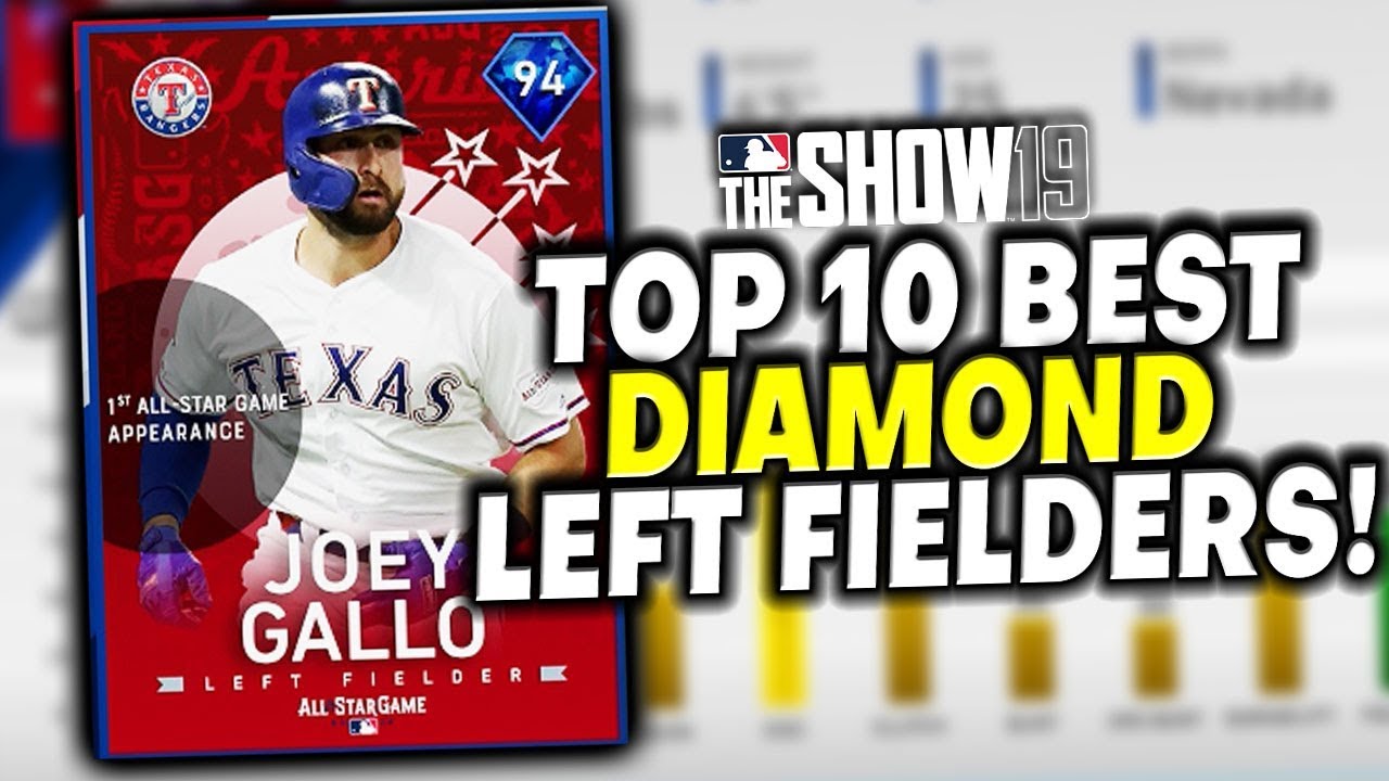 Top 10 Best Diamond Left Fielders in MLB The Show 19 Diamond Dynasty