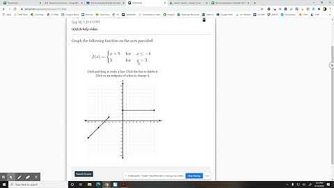 Graphing Piecewise Functions on Delta Math Help Video
