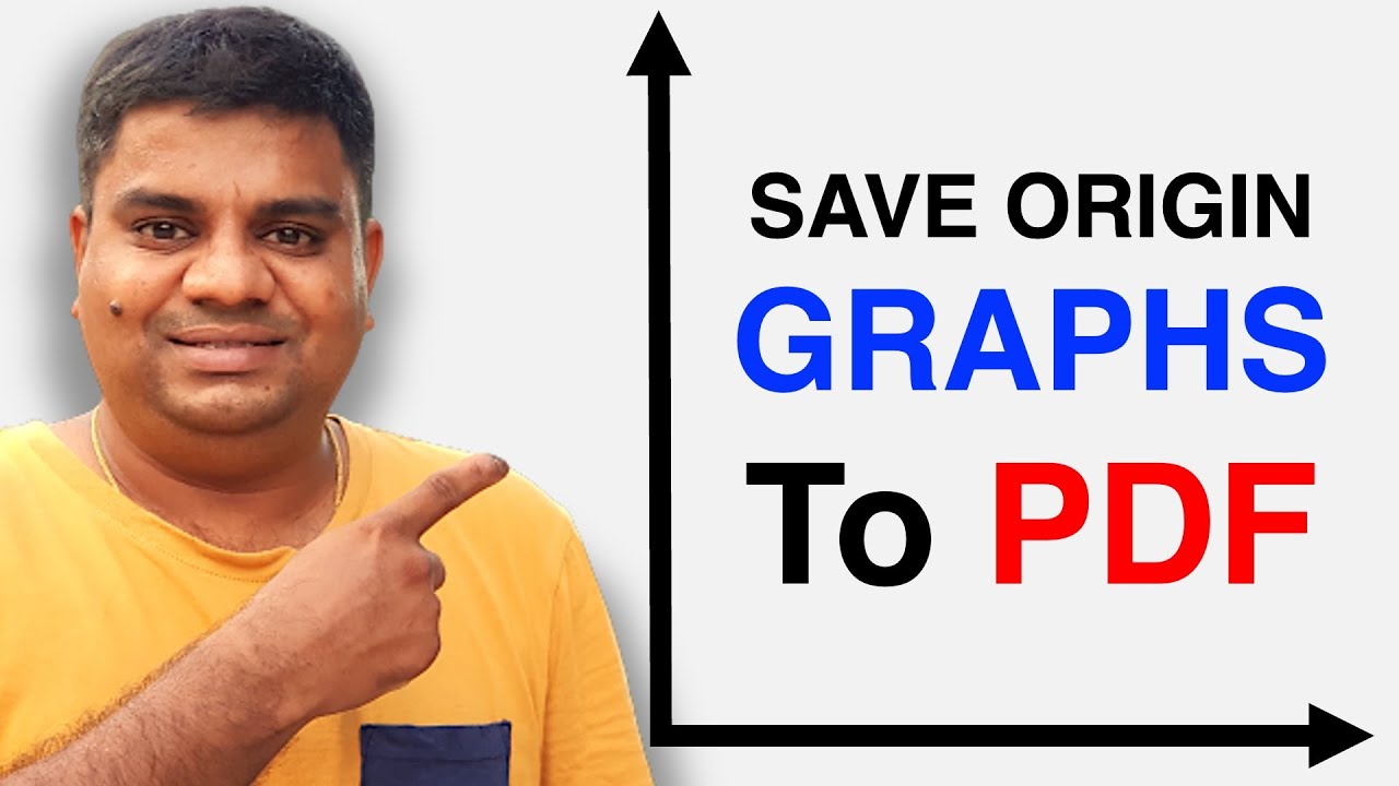 ������ How to Save Origin Graph as PDF - ️ - YouTube
