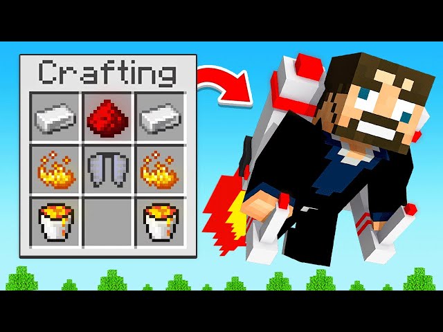 Minecraft How make a JETPACK **Complete Build** Mctricity Mod Showcase 