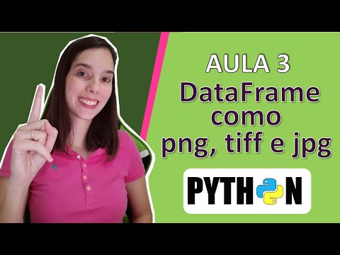 Salvar dataframe em png, tiff, jpg -- Aula 03 - YouTube