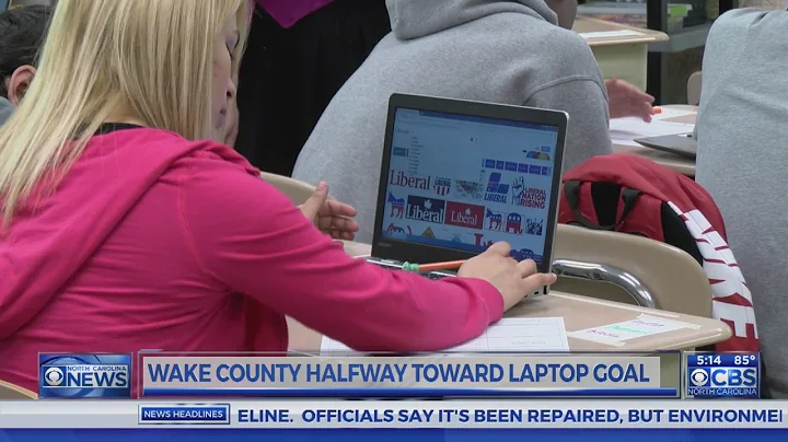 Wake County halfway to laptop goal