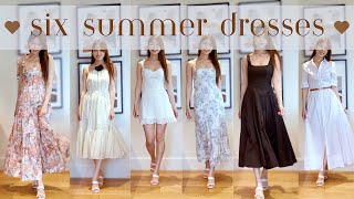 SIX SUMMER ESSENTIAL DRESSES  Zimmermann, Staud, and Reformation try on!