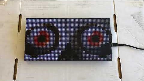 Matrix Portal Window Skull @adafruit @johnedgarpark #adafruit #halloween