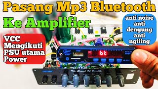 cara pasang mp3 bluetooth pada amplifier