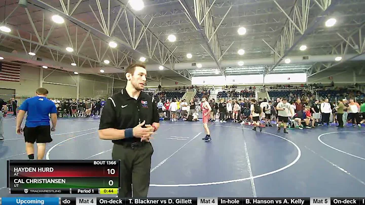 JUNIOR BOYS 132 Hayden Hurd AZ Vs Cal Christiansen...