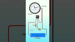 3.7V To 1.5V Converter Lifetime Battery For Wall Clock