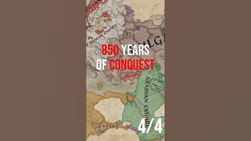 Crusader Kings III – 850 Years of Conquest 1066–1907 4/4  #ck3 #history #timelapse #map #fyp
