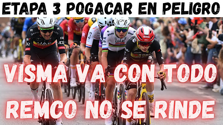 ETAPA 3 TOUR DE FRANCIA 2025/POGACAR ARREMETE CONTRA VISMA DE VINGEGAARD Y REMCO