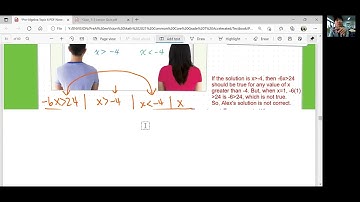 EnVision Grade 7 Accelerated Pre-Algebra 6-5: Solve Inequalities Using Multiplication or Division