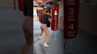 Terri Harper Heats Up On Boxing Heavy Bag