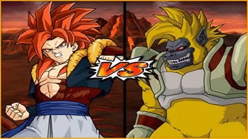 Dragon Ball Z Budokai Tenkaichi 3 - SSJ4 Gogeta VS Great Ape Baby [Request Match]