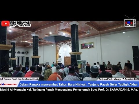 Dalam Rangka menyambut Tahun Baru Hijriyah, Kelurahan Tanjung Pauah Gelar Tabligh Akbar