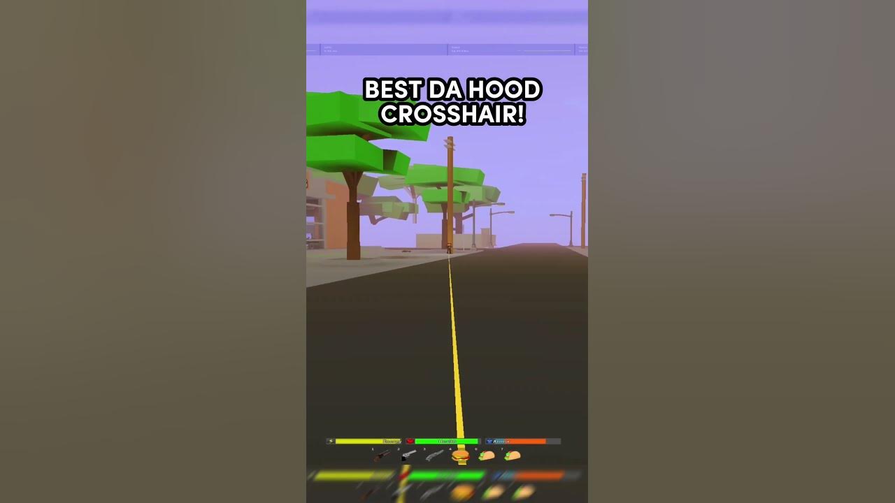 Best Da Hood Crosshair! #dahood #roblox #gaming #dahoodvc #shorts #