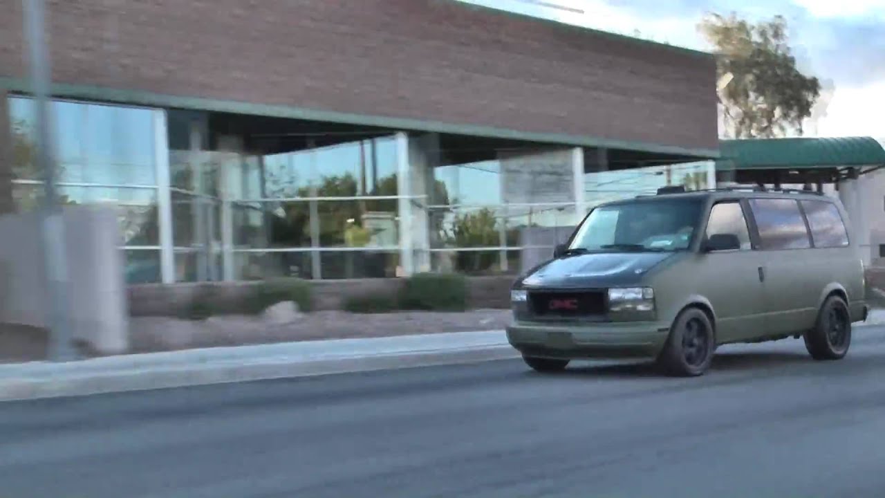 olive green van