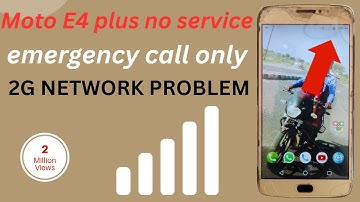 moto e4 plus network problem no service solution no service kaise theek Karen