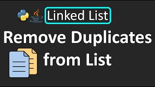 LeetCode - 83. Remove Duplicates from Sorted List | Python | Java