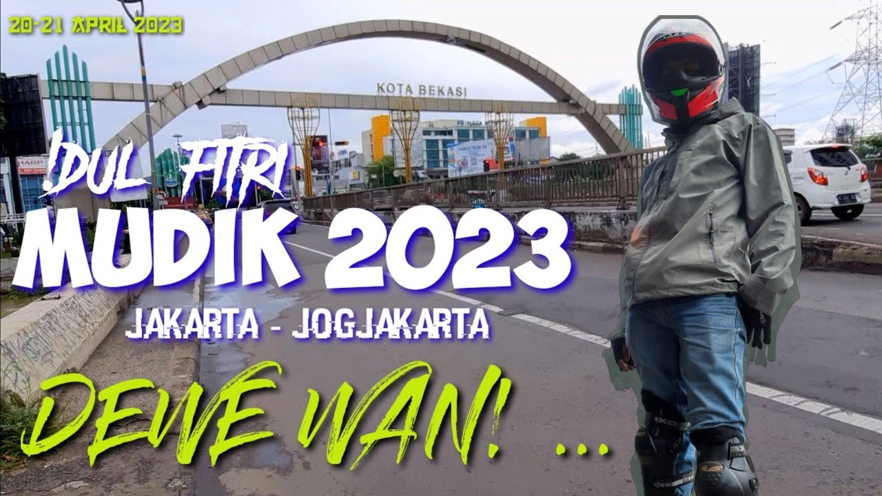 Dewe Wani❗ Touring Mudik 2023 JAKARTA to JOGJA 18 Jam, 80km/jam sajalah