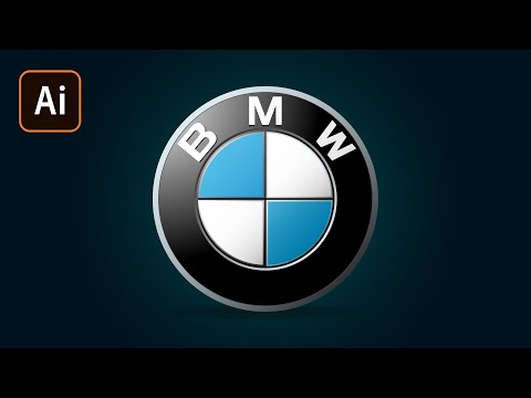 ⁣Как сделать логотип BMW в Adobe Illustrator