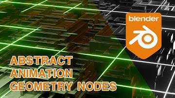Abstract Animation with Geometry Nodes & Eevee | Blender 4.5  Tutorial #blendertutorial