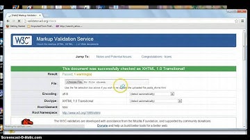 how to validate your html source code