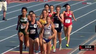 Allie Ostrander Wins 1500m Heat | 2018 Mountain West Outdoor Championships