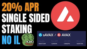 HOW TO STAKE AVALANCHE $AVAX FOR 20% APR (NO IL)