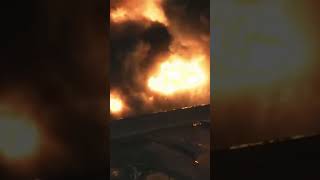PASSAGEIRO grava vídeo DENTRO de avião PEGANDO FOGO - JAL機炎上…