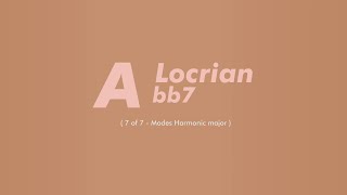 #57 Instrumental Backing Track A Locrian bb7 (double flat 7) | Mood: Mysterious, Melodious