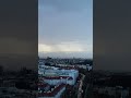 Afternoon rain coming in over vienna  austria