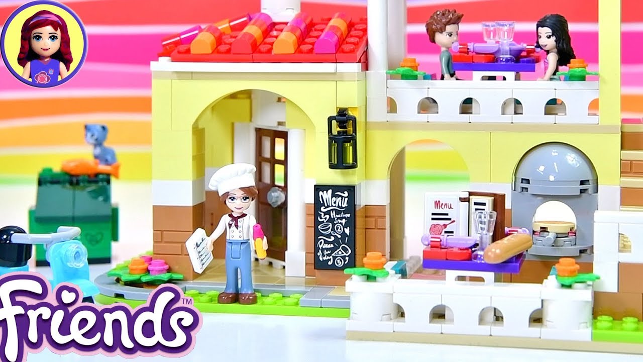 New Sets! Lego Friends Heartlake City Restaurant Review Silly Play - YouTube