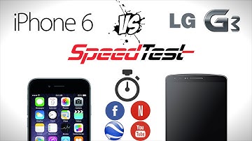iPhone 6 vs LG G3 - Speed Test (4K)