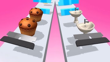 Slicer Runner ! Relaxing sounds! Satisfying Video