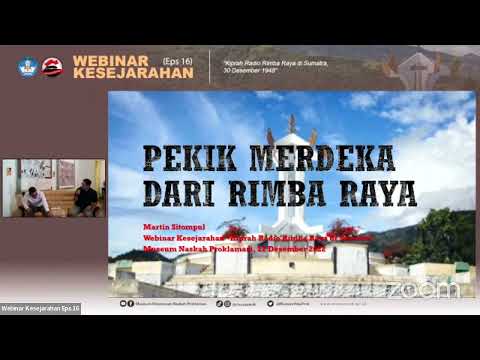 WEBINAR KESEJARAHAN, SERANGAN 1 MARET 1949 Dan RADIO RIMBA RAYA - PART 5 @divisixrimbaraya