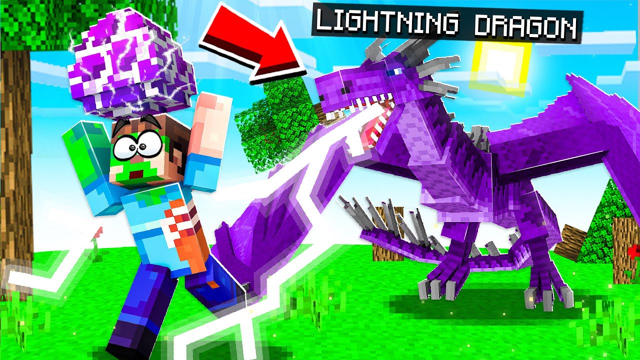 Stealing A Lightning Dragon Egg In Minecraft Youtube