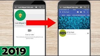 Como cambiar la foto de portada de Youtube en tu celular Android 2020
