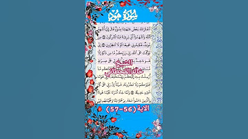 تلاوة خاشعة سورة هود 56 - 57