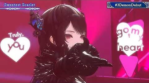 Nerissa Ravencroft Sings Sweetest Scarlet [3D Debut showcase] #3DemonDebut #holoadvent