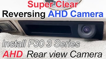 How to install BMW 3 Series F30 after-market Rear view Camera