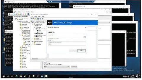 Micro Focus AD Bridge 2.0 Demo: Custom Configuration and Recovery