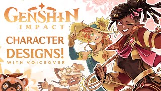 Character Design Chronicles: Genshin Impact! | SPEEDPAINT