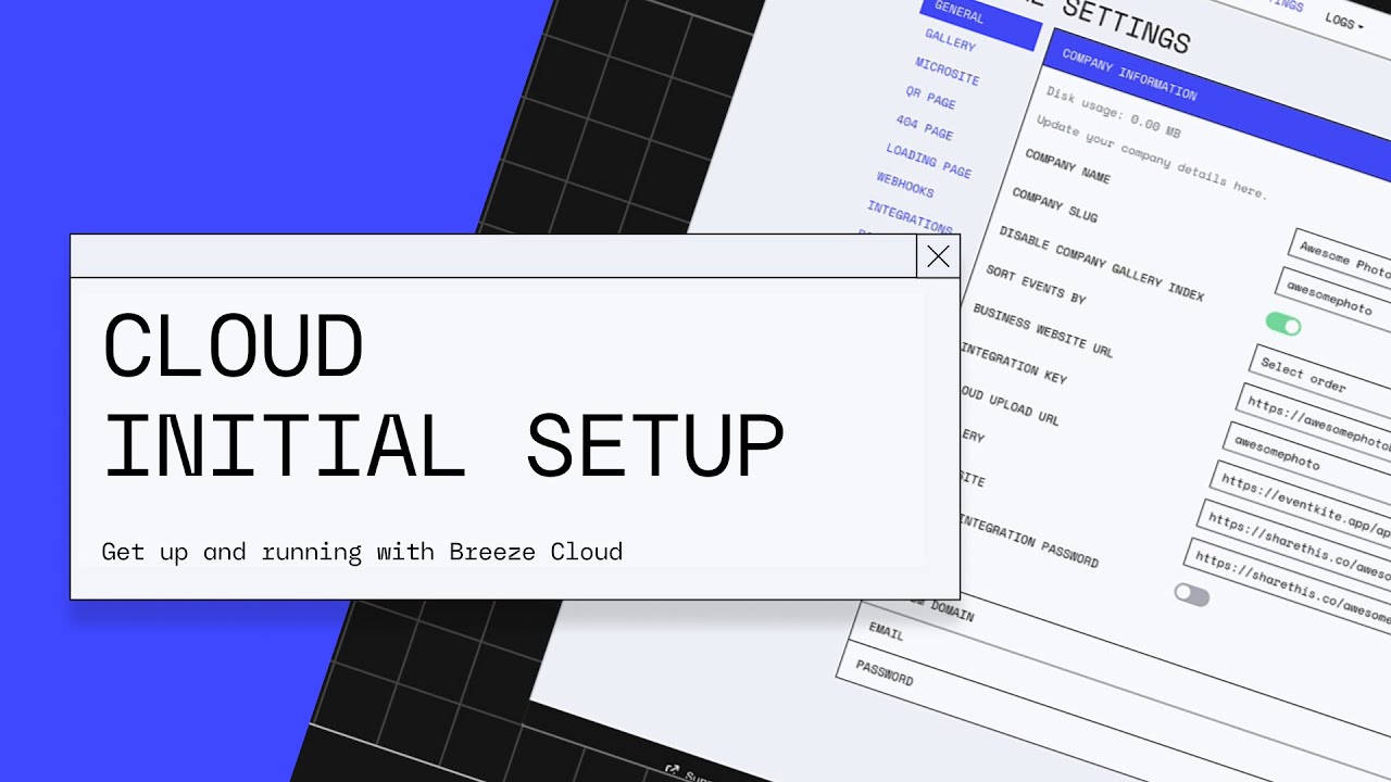 Breeze Cloud Initial Setup - YouTube