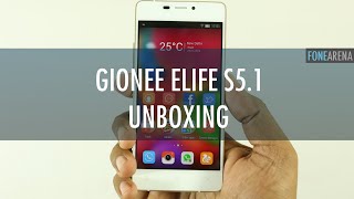 Gionee Elife S5.1 Unboxing
