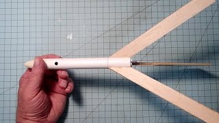 Odd'l Rockets 'Cyclone' model rocket assembly