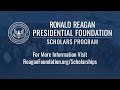 2024 ronald reagan presidential foundation scholars program for ventura county high school seniors