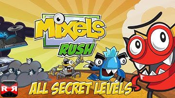 Mixels Rush (By Cartoon Network) - All Secret Levels Complete Gameplay