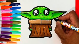 Featured image of post Baby Yoda Dibujo Facil Kawaii Censor any and all personal information from posts and comments