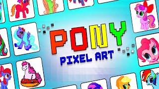 Pony Pixel Art Color by Number screenshot 4