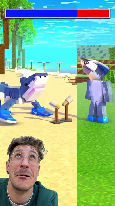 Tralalero Tralala vs Tung Tung Tung Sahur 😂 #minecraft