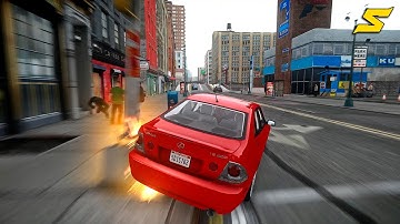 GTA 4 Car Crashes - Crash Testing Real Car Mods Ep.55